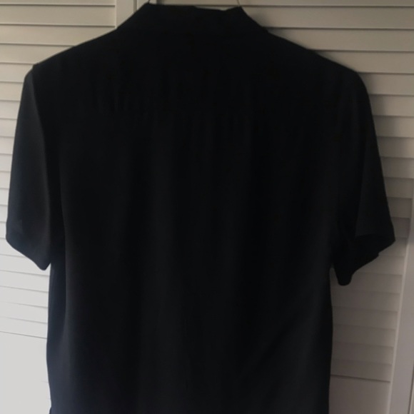 The Kooples Men’s Black Bowling Shirt - Picture 7 of 7